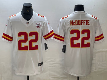 Trent McDuffie Kansas City Chiefs white jersey