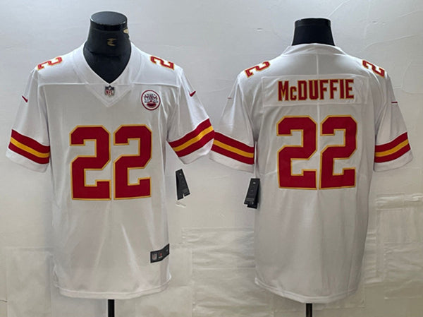 Trent McDuffie Kansas City Chiefs white jersey