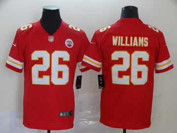 Damien Williams Kansas City Chiefs red jersey