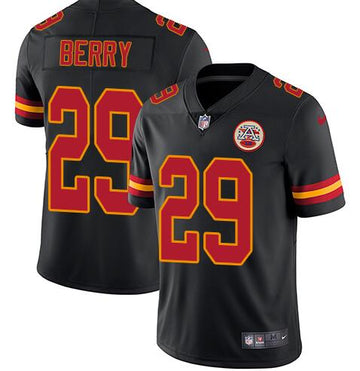 Eric Berry Kansas City Chiefs black jersey