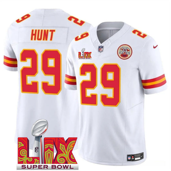 Kareem Hunt Kansas City Chiefs white FUSE jersey
