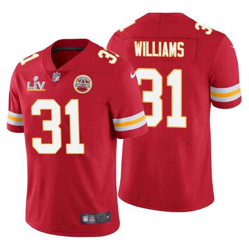 Darrel Williams Kansas City Chiefs red jersey