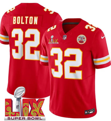 Nick Bolton Kansas City Chiefs red FUSE jersey