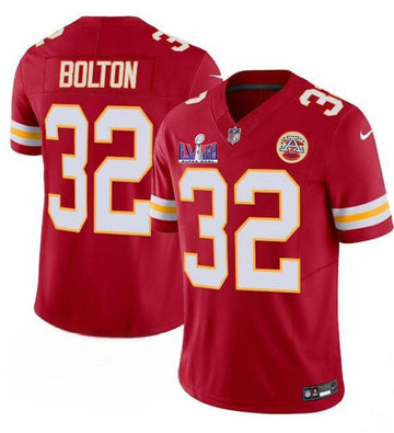Nick Bolton Kansas City Chiefs red FUSE jersey