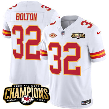 Nick Bolton Kansas City Chiefs white FUSE jersey