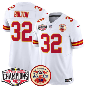 Nick Bolton Kansas City Chiefs white FUSE jersey