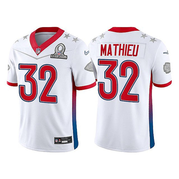 Tyrann Mathieu Kansas City Chiefs white jersey