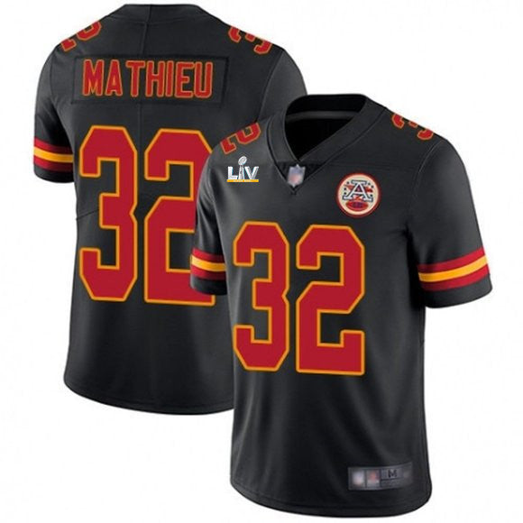 Tyrann Mathieu Kansas City Chiefs black jersey