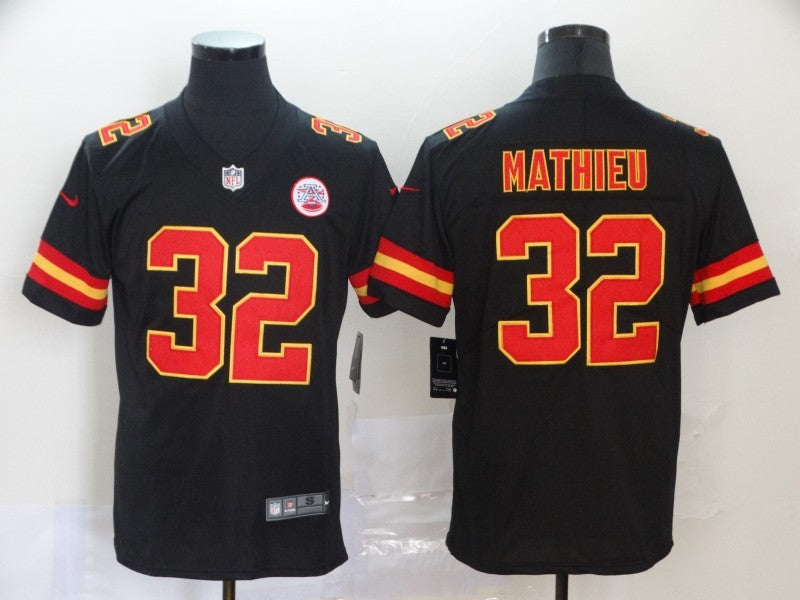 Tyrann Mathieu Kansas City Chiefs black jersey