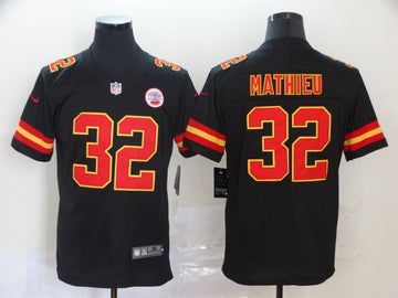 Tyrann Mathieu Kansas City Chiefs black jersey