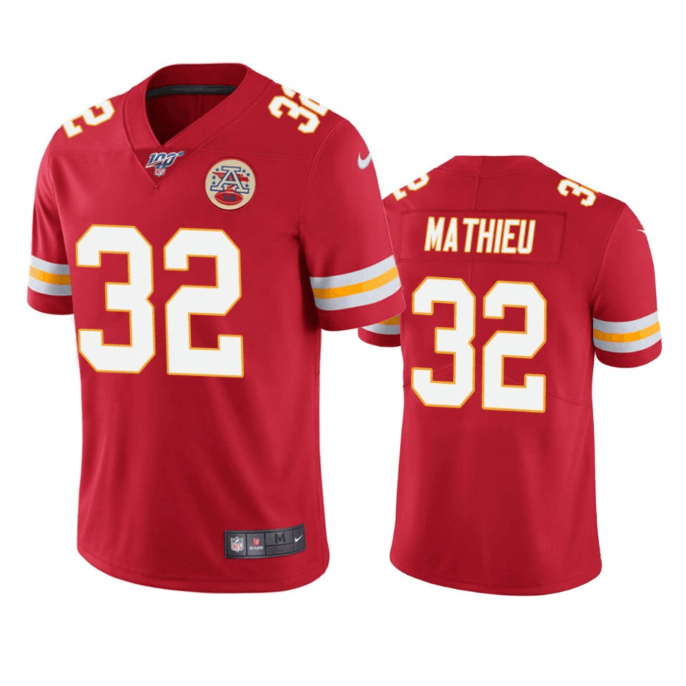 Tyrann Mathieu Kansas City Chiefs red jersey
