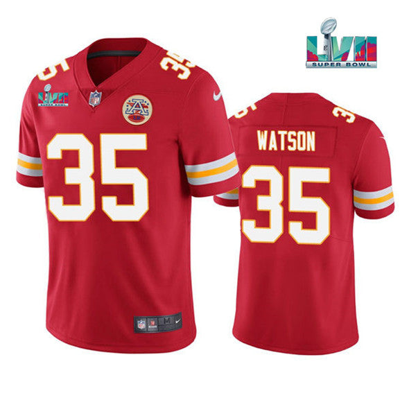 Jaylen Watson Kansas City Chiefs red jersey