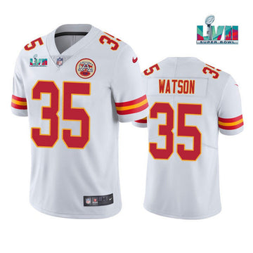 Jaylen Watson Kansas City Chiefs white jersey