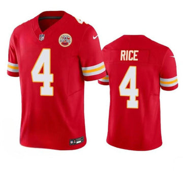 Rashee Rice Kansas City Chiefs red FUSE jersey