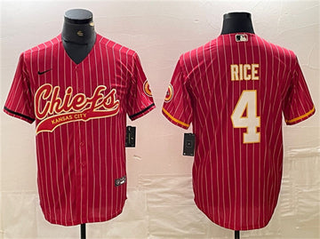 Rashee Rice Kansas City Chiefs red jersey