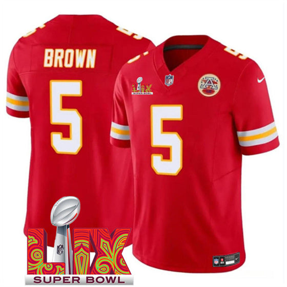 Hollywood Brown Kansas City Chiefs red FUSE jersey