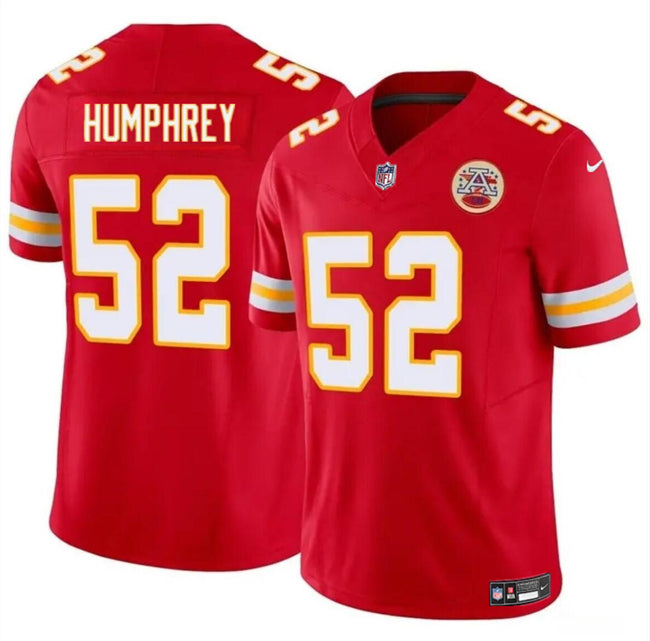 Creed Humphrey Kansas City Chiefs red FUSE jersey