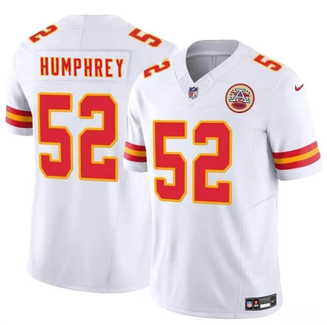 Creed Humphrey Kansas City Chiefs white FUSE jersey