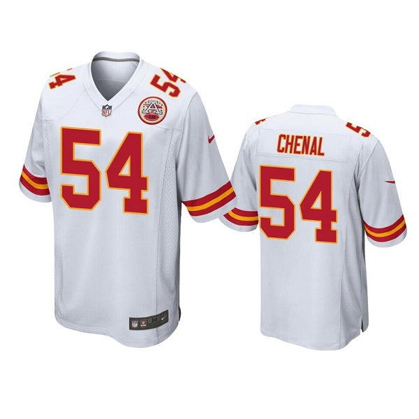 Leo Chenal Kansas City Chiefs white jersey