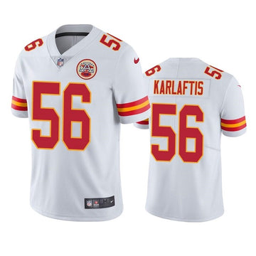 George Karlaftis Kansas City Chiefs white jersey