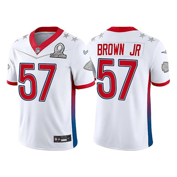 Orlando Brown Kansas City Chiefs white jersey