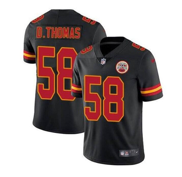 Derrick Thomas Kansas City Chiefs black jersey