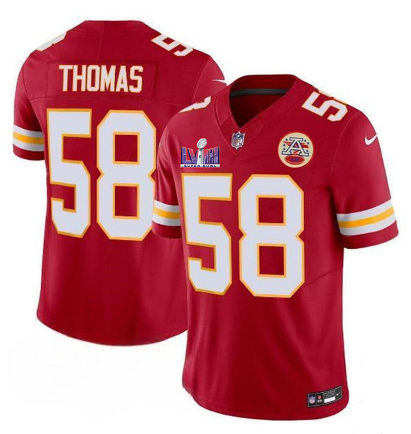 Derrick Thomas Kansas City Chiefs red FUSE jersey