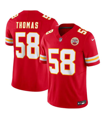 Derrick Thomas Kansas City Chiefs red FUSE jersey