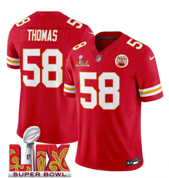 Derrick Thomas Kansas City Chiefs red FUSE jersey