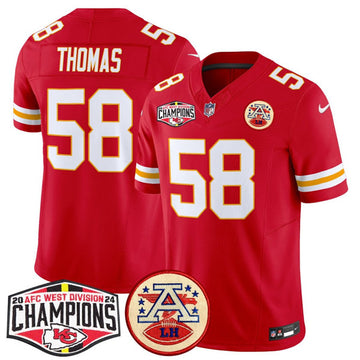 Derrick Thomas Kansas City Chiefs red FUSE jersey
