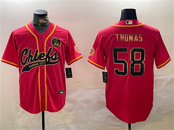 Derrick Thomas Kansas City Chiefs red jersey