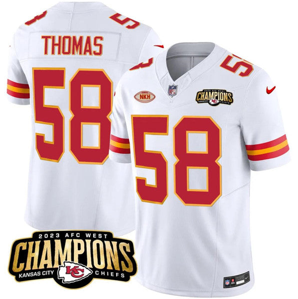 Derrick Thomas Kansas City Chiefs white FUSE jersey
