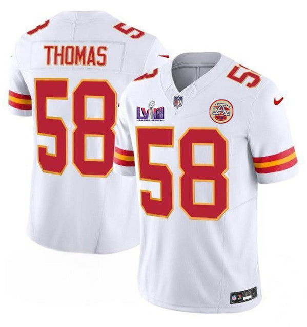 Derrick Thomas Kansas City Chiefs white FUSE jersey