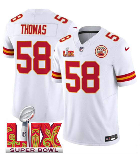 Derrick Thomas Kansas City Chiefs white FUSE jersey