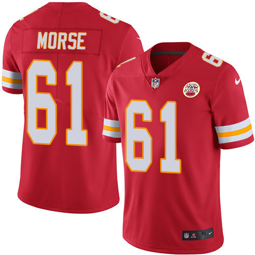 Mitch Morse Kansas City Chiefs red jersey