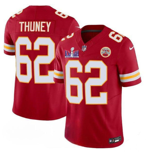 Joe Thuney Kansas City Chiefs red FUSE jersey