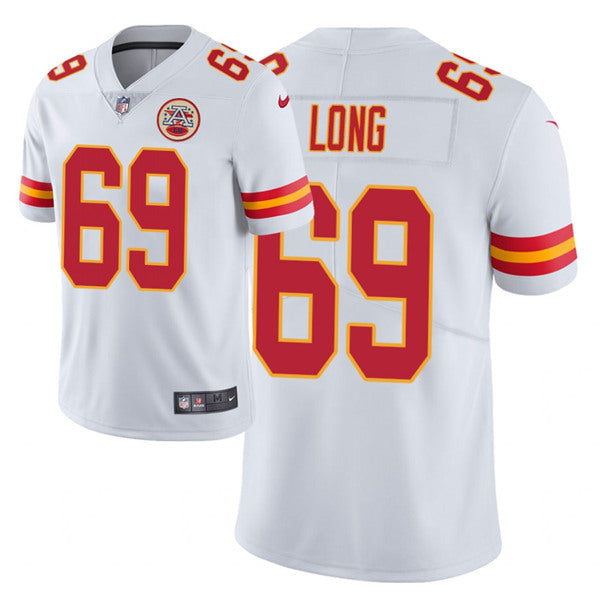 Kyle Long Kansas City Chiefs white jersey