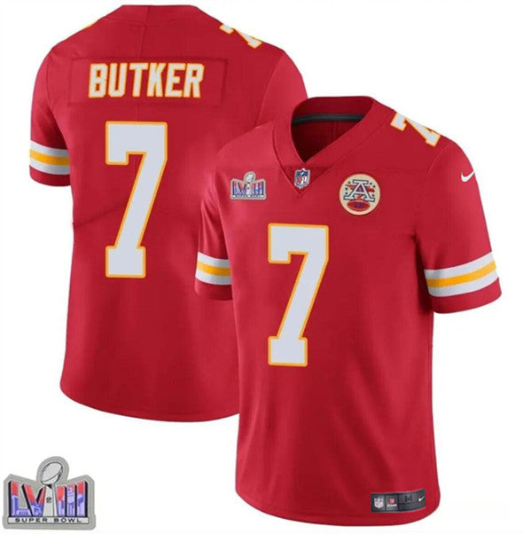 Harrison Butker Kansas City Chiefs red jersey