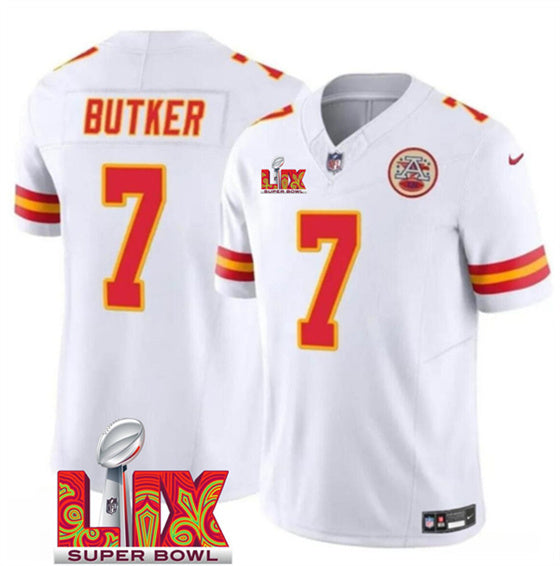 Harrison Butker Kansas City Chiefs white FUSE jersey