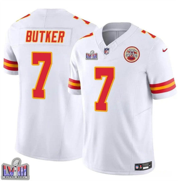 Harrison Butker Kansas City Chiefs white FUSE jersey