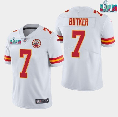 Harrison Butker Kansas City Chiefs white jersey