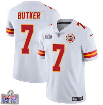 Harrison Butker Kansas City Chiefs white jersey