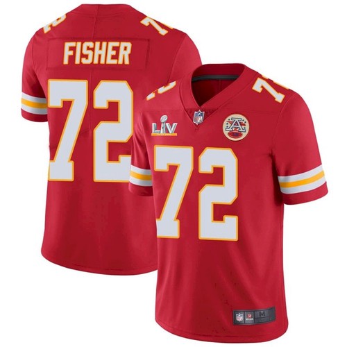 Eric Fisher Kansas City Chiefs red jersey