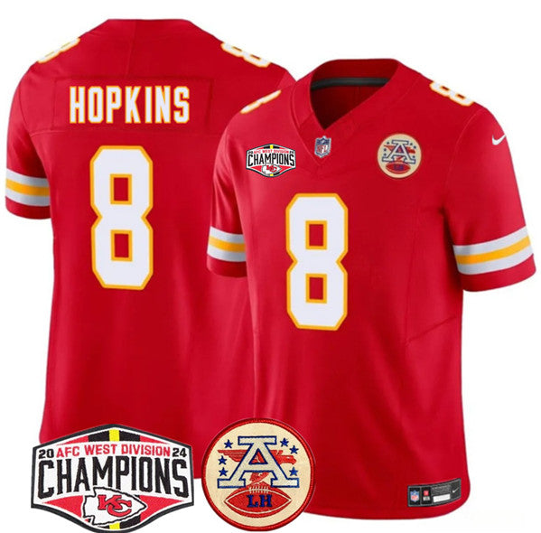 DeAndre Hopkins Kansas City Chiefs red FUSE jersey