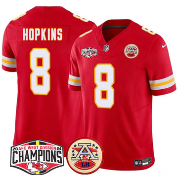 DeAndre Hopkins Kansas City Chiefs red FUSE jersey