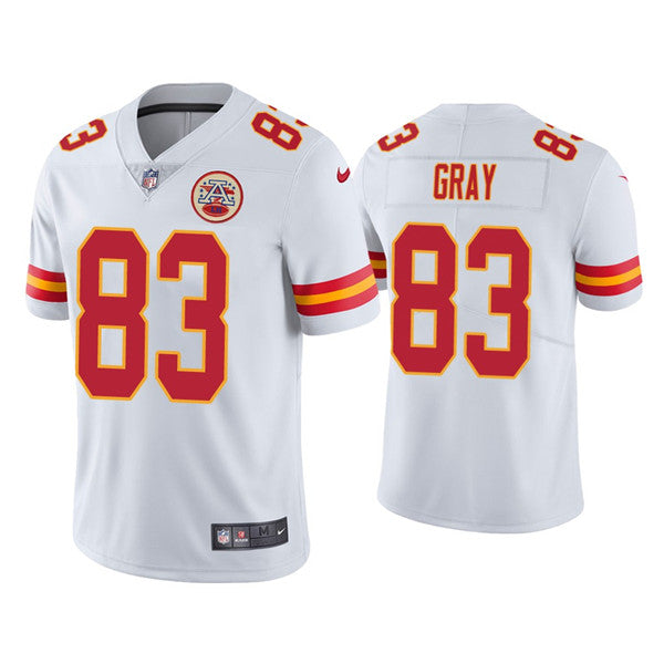 Noah Gray Kansas City Chiefs white jersey