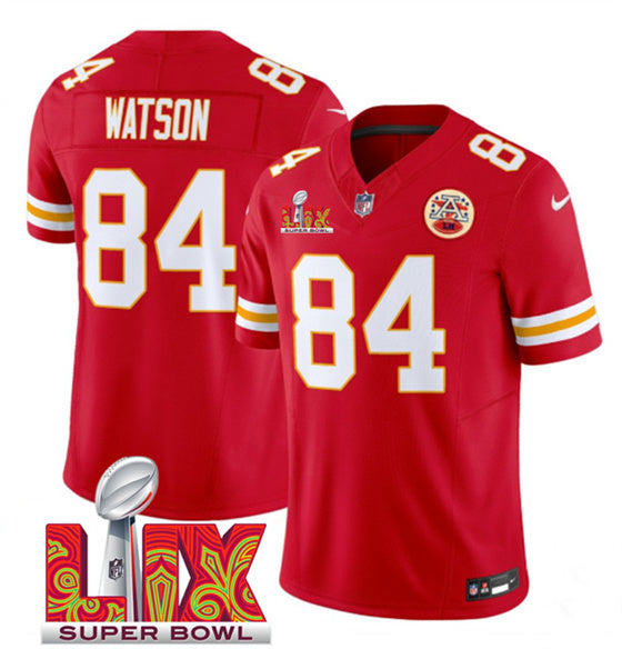 Justin Watson Kansas City Chiefs red FUSE jersey