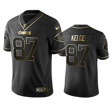 Travis Kelce Kansas City Chiefs black jersey