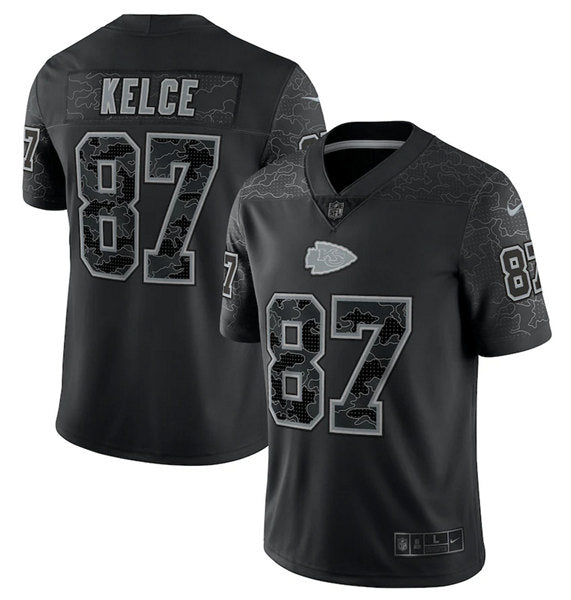 Travis Kelce Kansas City Chiefs black jersey