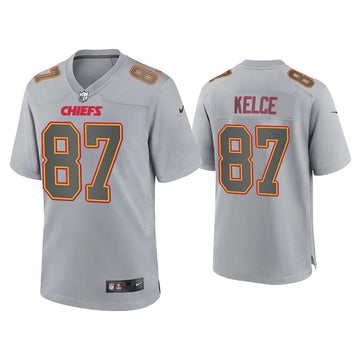 Travis Kelce Kansas City Chiefs gray Game jersey